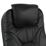 ΚΑΡΕΚΛΑ ΓΡΑΦΕΙΟΥ ΜΑΥΡΟ PU STARELL ΜΕ ΠΟΔΙ ΧΡΩΜΙΟ 65x71x106,5-116Y εκ.HM1025.01 - Image 6