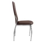 ΚΑΡΕΚΛΑ ΚΟΥΖΙΝΑΣ KIM HM0080.05 ΚΑΦΕ PU ΜΕ ΜΕΤΑΛΛΙΚΟ ΣΚΕΛΕΤΟ K/D 45X55X99 εκ. - Image 3