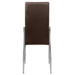 ΚΑΡΕΚΛΑ ΚΟΥΖΙΝΑΣ KIM HM0080.05 ΚΑΦΕ PU ΜΕ ΜΕΤΑΛΛΙΚΟ ΣΚΕΛΕΤΟ K/D 45X55X99 εκ. - Image 5