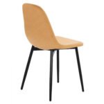 ΚΑΡΕΚΛΑ LEONARDO ΒΕΛΟΥΔΟ ΧΡΥΣΟ ΜΕ ΜΕΤΑΛΛΙΚΑ ΠΟΔΙΑ 45x47x87Υ εκ. HM00100.09 - Image 5