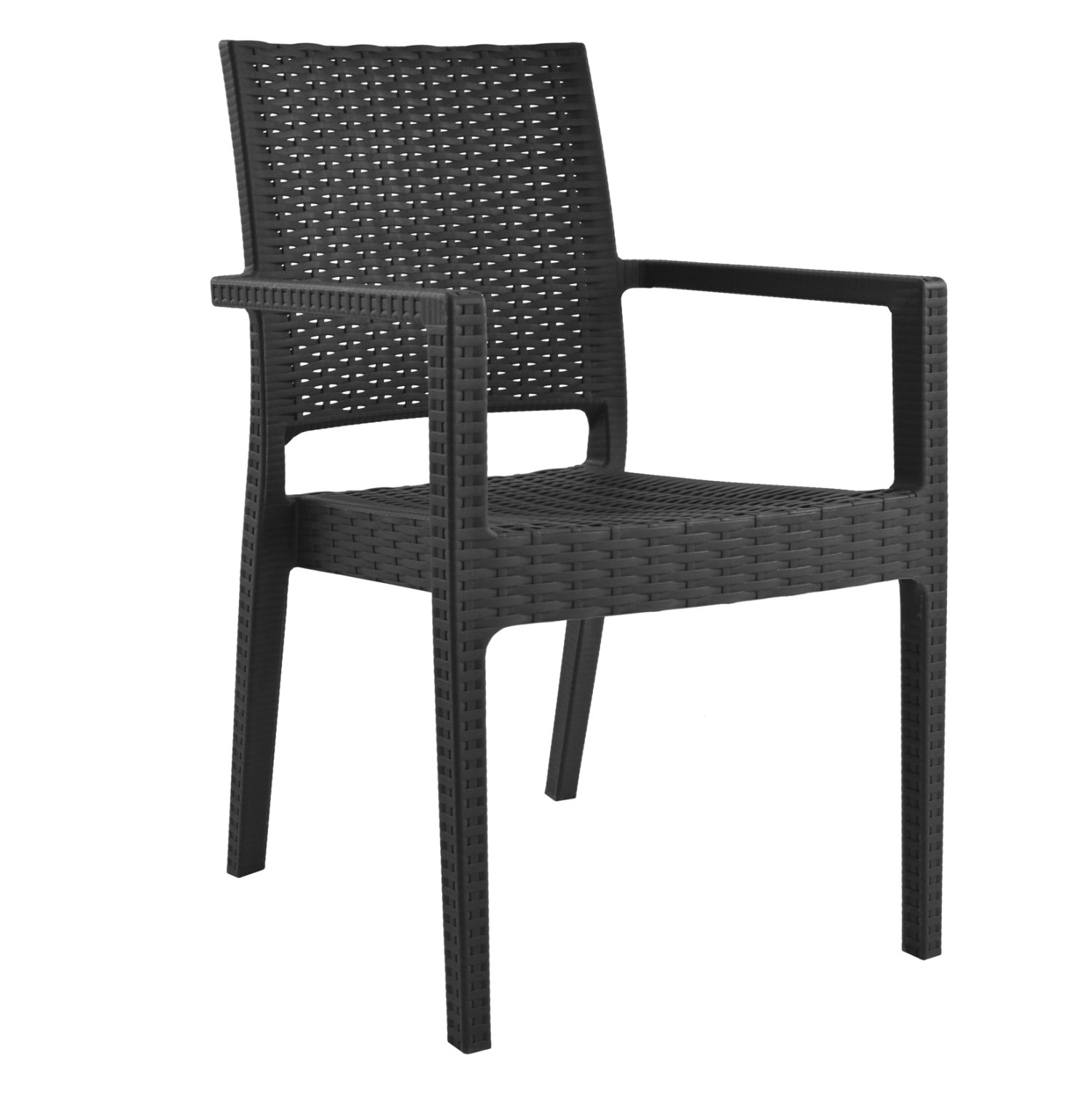 karekla-me-mpratsa-polypropylenioy-dark- ΠΟΛΥΘΡΟΝΑ ΠΟΛΥΠΡΟΠΥΛΕΝΙΟΥ ΒΑΡΕΩΣ ΤΥΠΟΥ KAGANU DARK GREY HM5134.01 57x55,5x89 εκ. - Image 1