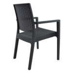 ΠΟΛΥΘΡΟΝΑ ΠΟΛΥΠΡΟΠΥΛΕΝΙΟΥ ΒΑΡΕΩΣ ΤΥΠΟΥ KAGANU DARK GREY HM5134.01 57x55,5x89 εκ. - Image 5