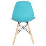 ΚΑΡΕΚΛΑ ΜΕ ΞΥΛΙΝΑ ΠΟΔΙΑ TWIST HM8460.08 PP ΤΙΡΚΟΥΑΖ ΚΑΘΙΣΜΑ 46x54x80Υεκ. - Image 6