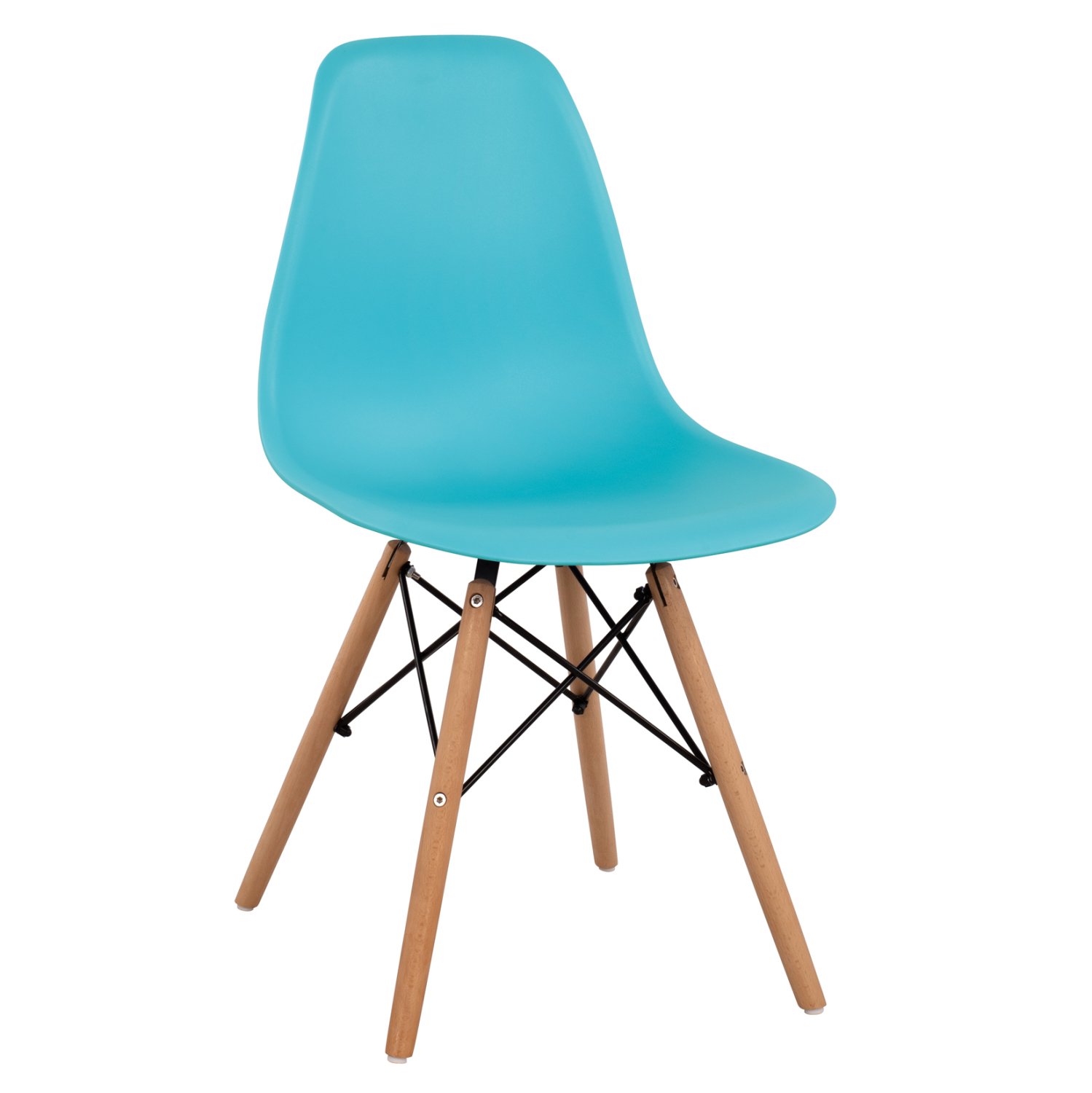 karekla-me-xylina-podia-fb9846008-pp-tir ΚΑΡΕΚΛΑ ΜΕ ΞΥΛΙΝΑ ΠΟΔΙΑ TWIST HM8460.08 PP ΤΙΡΚΟΥΑΖ ΚΑΘΙΣΜΑ 46x54x80Υεκ. - Image 1