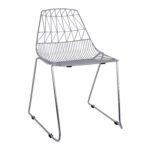 ΚΑΡΕΚΛΑ ΜΕΤΑΛΛΙΚΗ ΑΣΗΜΙ ICARUS HM8010.10 54x57x79cm