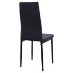 ΚΑΡΕΚΛΑ ΜΕΤΑΛΛΙΚΗ LADY HM0037.12 ΜΑΥΡΟ PU ΜΕΤΑΛΛΙΚΟ ΣΚΕΛΕΤΟ K/D 40x48x95 εκ. - Image 5