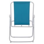 ΚΑΡΕΚΛΑ ΠΑΡΑΛΙΑΣ DEVAL ΠΤΥΣΣΟΜΕΝΗ ΣΙΕΛ ΜΕ ΨΗΛΗ ΠΛΑΤΗ HM5148 ΜΕΤΑΛΛΙΚΗ - Image 6