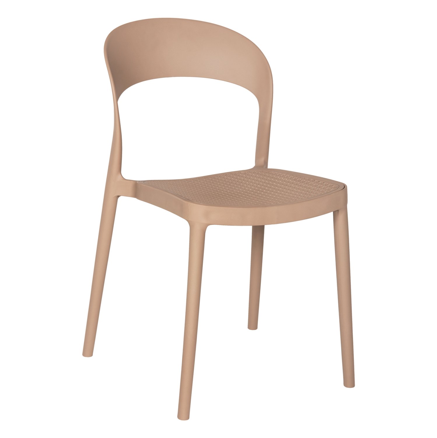 karekla-polypropylenioy-kapoytsino-fb959 ΚΑΡΕΚΛΑ ΠΟΛΥΠΡΟΠΥΛΕΝΙΟΥ ΚΑΠΟΥΤΣΙΝΟ CLEO HM5936.03 49x54,5x80,5Y εκ. - Image 1