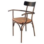 ΚΑΡΕΚΛΑ ΠΟΛΥΘΡΟΝΑ CLUE TS498T ΜΕΤΑΛΛΙΚΗ ΚΑΦΕ 55X53X87Y εκ.