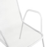 ΚΑΡΕΚΛΑ ΠΟΛΥΘΡΟΝΑ ΜΕΤΑΛΛΙΚΗ ΛΕΥΚΗ ELIJAH HM5005.02 54x62x89Υ ΕΚ. - Image 6