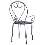 ΚΑΡΕΚΛΑ ΠΟΛΥΘΡΟΝΑ ΜΕΤΑΛΛΙΚΗ AMORE ΜΑΥΡΗ HM5008.11 49x48x90 εκ. - Image 5