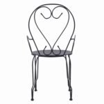 ΚΑΡΕΚΛΑ ΠΟΛΥΘΡΟΝΑ ΜΕΤΑΛΛΙΚΗ AMORE ΜΑΥΡΗ HM5008.11 49x48x90 εκ. - Image 6