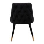 ΚΑΡΕΚΛΑ SERENITY HM8527.04 ΑΠΟ ΒΕΛΟΥΔΟ ΜΑΥΡΟ ΜΕ ΜΕΤΑΛΛΙΚΟ ΣΚΕΛΕΤΟ 52x61x83Y εκ. - Image 3