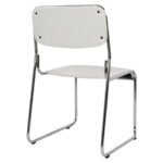 ΚΑΡΕΚΛΑ ΓΡΑΦΕΙΟΥ ΣΥΝΕΡΓΑΣΙΑΣ MABEL HM1019.02 ΣΕ ΧΡΩΜΑ ΛΕΥΚΟ 48,5x51,5x77Yεκ. - Image 5