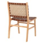 ΚΑΡΕΚΛΑ FELIPE ΤΟΟΝ ΞΥΛΟ ΜΕ PU ΚΑΦΕ 49x59x86Yεκ.HM9327.01 - Image 5