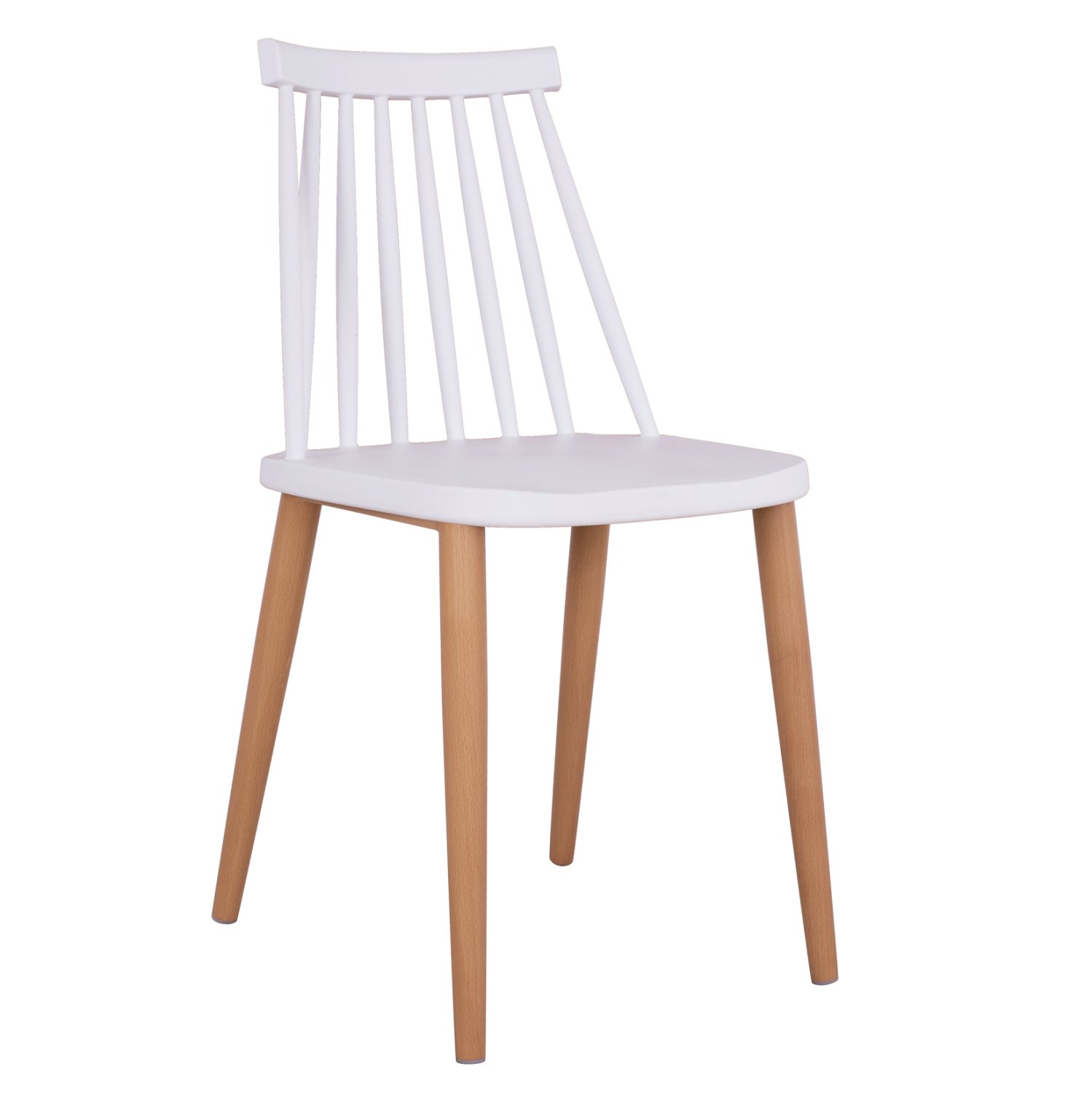 karekla-trapezarias-fb9805201-leyki-me-m ΚΑΡΕΚΛΑ ΤΡΑΠΕΖΑΡΙΑΣ HM8052.01 VANESSA ΛΕΥΚΗ ΜΕ ΜΕΤΑΛΛΙΚΑ ΠΟΔΙΑ 43x46,5x82 εκ. - Image 1