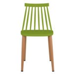 ΚΑΡΕΚΛΑ ΤΡΑΠΕΖΑΡΙΑΣ HM8052.08 VANESSA ΠΡΑΣΙΝΗ ΜΕ ΜΕΤΑΛΛΙΚΑ ΠΟΔΙΑ 42,5x47x81,5 εκ. - Image 3