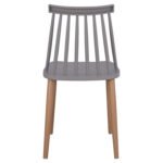 ΚΑΡΕΚΛΑ ΤΡΑΠΕΖΑΡΙΑΣ HM8052.10 VANESSA ΓΚΡΙ ΜΕ ΜΕΤΑΛΛΙΚΑ ΠΟΔΙΑ 43x46,5x82 εκ. - Image 6