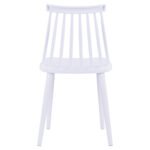 ΚΑΡΕΚΛΑ ΤΡΑΠΕΖΑΡΙΑΣ HM8052.11 VANESSA ΛΕΥΚΗ ΜΕ ΜΕΤΑΛΛΙΚΑ ΠΟΔΙΑ ΛΕΥΚΑ 43x46,5x82 εκ. - Image 6