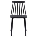 ΚΑΡΕΚΛΑ ΤΡΑΠΕΖΑΡΙΑΣ HM8052.12 VANESSA ΜΑΥΡΟ ΜΕ ΜΕΤΑΛΛΙΚΑ ΠΟΔΙΑ ΜΑΥΡΑ - Image 3