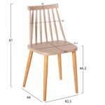 ΚΑΡΕΚΛΑ ΤΡΑΠΕΖΑΡΙΑΣ HM8052.25 VANESSA ΚΑΠΟΥΤΣΙΝΟ ΜΕ ΜΕΤΑΛΛΙΚΑ ΠΟΔΙΑ 42,5x44x81Υ εκ. - Image 2