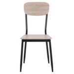 ΚΑΡΕΚΛΑ ΤΡΑΠΕΖΑΡΙΑΣ PAGET HM8373.01 SONAMA ΜΕ ΜΑΥΡΑ ΠΟΔΙΑ 40x49x87.5Y - Image 3