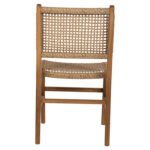 ΚΑΡΕΚΛΑ ΤΡΑΠΕΖΑΡΙΑΣ NESHA HM9386.11 ΞΥΛΟ ΤΕΑΚ ΜΕ ΣΧΟΙΝΙ VIRO 50x56x85Υεκ. - Image 6