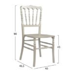 ΚΑΡΕΚΛΑ ΞΥΛΙΝΗ NAPOLEON ΠΕΡΛΕ ΜΕ ΚΟΥΚΟΥΛΑ ΠΡΟΣΤΑΣΙΑΣ HM8056.01 40x46,5x90 εκ. - Image 2