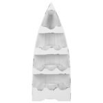 ΚΑΘΕΤΗ ΚΑΒΑ ΜΠΟΥΚΑΛΙΩΝ 10 ΘΕΣΕΩΝ ΣΕ ΣΧΗΜΑ ΒΑΡΚΑΣ ΑΠΟ ΜΑΟΝΙ HM9493 36x26x92,5 εκ. - Image 3