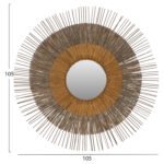 ΚΑΘΡΕΠΤΗΣ ΜΕ ΠΛΑΙΣΙΟ MENDONG GRASS Φ105εκ ΣΕ ΧΡΩΜΑ ΦΥΣΙΚΟ ΧΡΥΣΟ HM7798 - Image 2