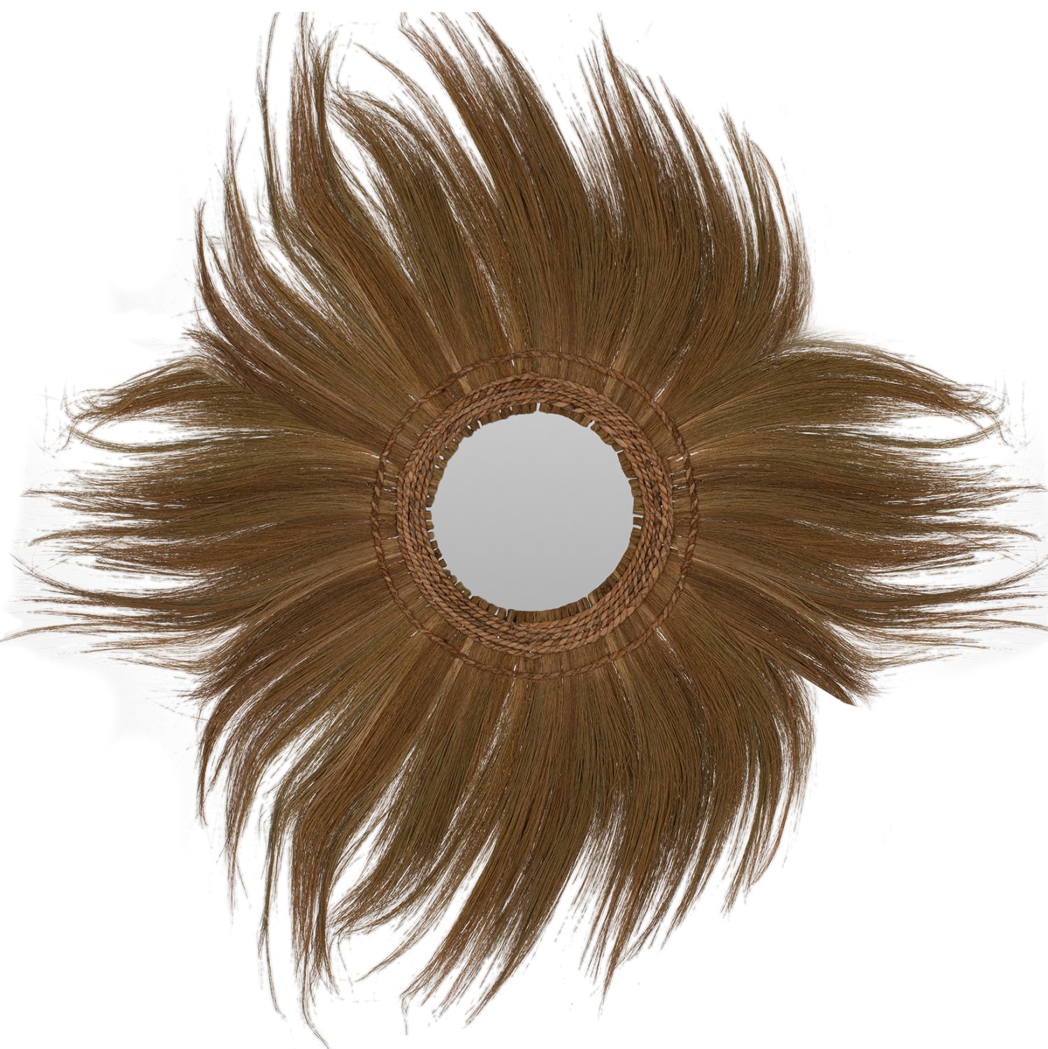 kathreptis-stroggylos-me-plaisio-floio-m ΚΑΘΡΕΠΤΗΣ ΣΤΡΟΓΓΥΛΟΣ ΜΕ ΠΛΑΙΣΙΟ ΦΛΟΙΟ ΜΠΑΝΑΝΑΣ ΣΕ ΧΡΩΜΑ ΦΥΣΙΚΟ 100x4x100 ΕΚ.HM7735 - Image 1