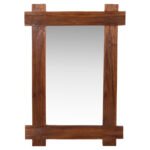 ΚΑΘΡΕΠΤΗΣ ΤΟΙΧΟΥ HM4303 ΑΝΑΚΥΚΛΩΜΕΝΟ TEAK ΣΕ ΦΥΣΙΚΟ 70x100Υεκ. - Image 3