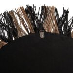 ΚΑΘΡΕΠΤΗΣ ΤΟΙΧΟΥ HM7833 ΜΕ ΠΛΕΚΤΟ ΠΛΑΙΣΙΟ MENDONG GRASS Φ70εκ ΣΕ ΜΑΥΡΟ & ΦΥΣΙΚΟ - Image 4