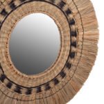 ΚΑΘΡΕΠΤΗΣ ΤΟΙΧΟΥ HM7834 ΜΕ ΠΛΕΚΤΟ ΠΛΑΙΣΙΟ MENDONG GRASS Φ70εκ ΣΕ ΜΑΥΡΟ & ΦΥΣΙΚΟ - Image 3