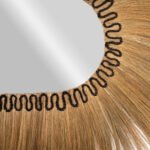 ΚΑΘΡΕΠΤΗΣ ΤΟΙΧΟΥ ΟΒΑΛ ΙΝΕΣ RAYUNG GRASS ΣΕ ΧΡΩΜΑ ΦΥΣΙΚΟ ΜΑΥΡΟ 110x5x160Yεκ.HM7803 - Image 4