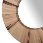 ΚΑΘΡΕΠΤΗΣ ΤΟΙΧΟΥ ΣΤΡΟΓΓΥΛΟΣ HM7838 ΠΛΑΙΣΙΟ ΙΝΕΣ ΦΟΙΝΙΚΑ ΦΥΣΙΚΟ ΧΡΩΜΑ Φ80x4εκ. - Image 4