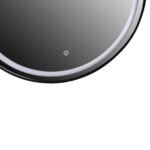 ΚΑΘΡΕΠΤΗΣ ΤΟΙΧΟΥ ΣΤΡΟΓΓΥΛΟΣ HM9579.01 ΑΛΟΥΜΙΝΙΟ ΣΕ ΜΑΥΡΟ-ΦΩΤΙΣΜΟΣ LED Φ60x3εκ. - Image 5