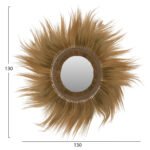 ΚΑΘΡΕΠΤΗΣ ΤΟΙΧΟΥ ΣΤΡΟΓΓΥΛΟΣ ΙΝΕΣ RAYUNG GRASS ΣΕ ΧΡΩΜΑ ΠΡΑΣΙΝΟ 130x4x130Yεκ.HM7802 - Image 2