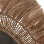 ΚΑΘΡΕΠΤΗΣ ΤΟΙΧΟΥ ΣΤΡΟΓΓΥΛΟΣ ΜΕ ΙΝΕΣ ΑΜΠΑΚΑ ΣΕ ΧΡΩΜΑ ΦΥΣΙΚΟ 90x4x90Υεκ.HM7736 - Image 5