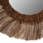 ΚΑΘΡΕΠΤΗΣ ΤΟΙΧΟΥ ΣΤΡΟΓΓΥΛΟΣ ΠΛΑΙΣΙΟ ΙΝΕΣ ΑΜΠΑΚΑ ΣΕ ΧΡΩΜΑ ΦΥΣΙΚΟ 60x4x60Yεκ.HM7731 - Image 4