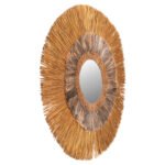 ΚΑΘΡΕΠΤΗΣ ΤΟΙΧΟΥ ΣΤΡΟΓΓΥΛΟΣ MENDONG ΚΑΙ ΑΜΠΑΚΑ ΣΕ ΧΡΥΣΟ BLACK WASH Φ105εκ.HM7796 - Image 3