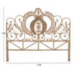 ΚΕΦΑΛΑΡΙ ΚΡΕΒΑΤΙΟΥ ΑΠΟ RATTAN ΓΙΑ ΕΠΑΓΓΕΛΜΑΤΙΚΗ ΧΡΗΣΗ HM9358 178x150εκ. - Image 2