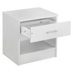 ΚΟΜΟΔΙΝΟ ΜΕ 1 ΣΥΡΤΑΡΙ LANEY ΛΕΥΚΟ HM2345.05 45x35,5x47 εκ. - Image 3