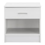 ΚΟΜΟΔΙΝΟ ΜΕ 1 ΣΥΡΤΑΡΙ LANEY ΛΕΥΚΟ HM2345.05 45x35,5x47 εκ. - Image 4