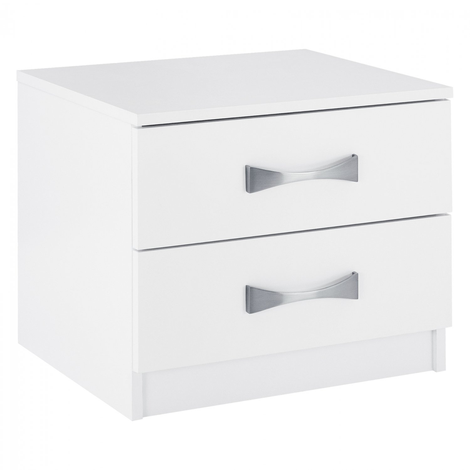 komodino-me-2-syrtaria-kai-asimi-cheroyl ΚΟΜΟΔΙΝΟ ΜΕ 2 ΣΥΡΤΑΡΙΑ ASHLYN ΚΑΙ ΑΣΗΜΙ ΧΕΡΟΥΛΙ HM2235.05 ΛΕΥΚΟ 48x40,5x41,5Y εκ. - Image 1