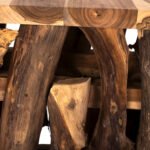 ΚΟΝΣΟΛΑ HM9336 ΑΠΟ ΜΑΣΙΦ ΞΥΛΟ ΤEAK ΦΥΣΙΚΟ 100X35X75Y εκ. - Image 6