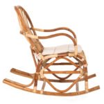 ΚΟΥΝΙΣΤΗ ΠΟΛΥΘΡΟΝΑ ΜΕ ΜΑΞΙΛΑΡΙ SANTA FE RATTAN HM9343 60x103x90Υ εκ. - Image 4