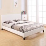 ΚΡΕΒΑΤΙ BECCA 150x200 εκ. ΜΕ PU ΛΕΥΚΟ HM553.01