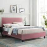 ΚΡΕΒΑΤΙ BECCA ΑΠΟ ΒΕΛΟΥΔΟ ΣΑΠΙΟ ΜΗΛΟ HM553.12 ΓΙΑ ΣΤΡΩΜΑ 150x200 EK. - Image 2