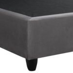 ΚΡΕΒΑΤΙ MALENA ΑΠΟ ΓΚΡΙ ΒΕΛΟΥΔΟ HM638.10 ΓΙΑ ΣΤΡΩΜΑ 150x200 εκ. - Image 6